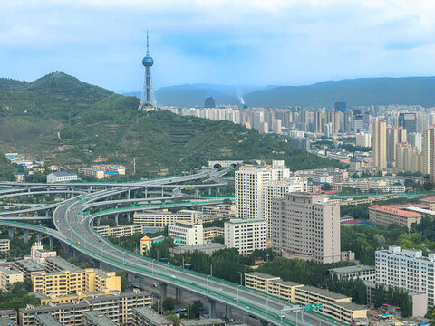 西寧市俯瞰