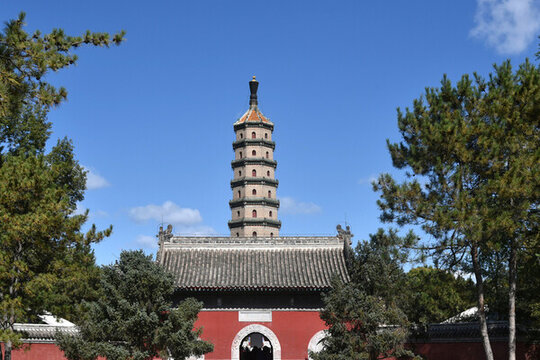 承德避暑山莊永佑寺舍利塔