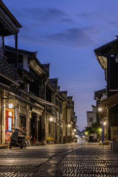 長(zhǎng)沙靖港古鎮(zhèn)夜景
