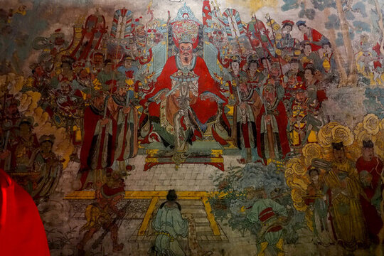 廣勝寺下寺水神廟壁畫(huà)