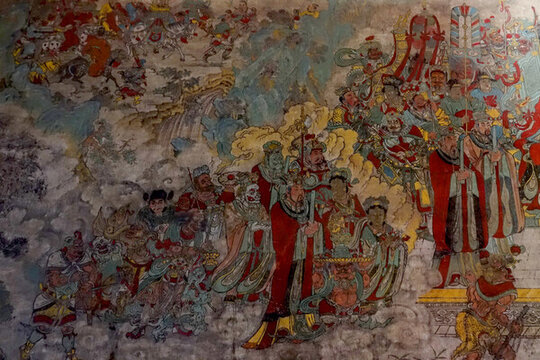 廣勝寺下寺水神廟壁畫(huà)