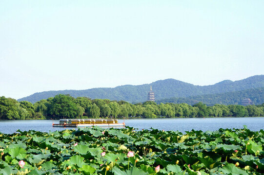 杭州西湖雷峰塔景區(qū)