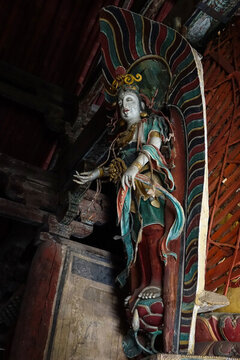 山西長治崇慶寺彩塑