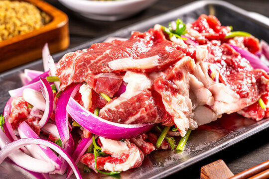 烤雪花牛肉