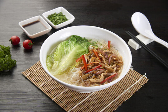 榨菜肉絲粉