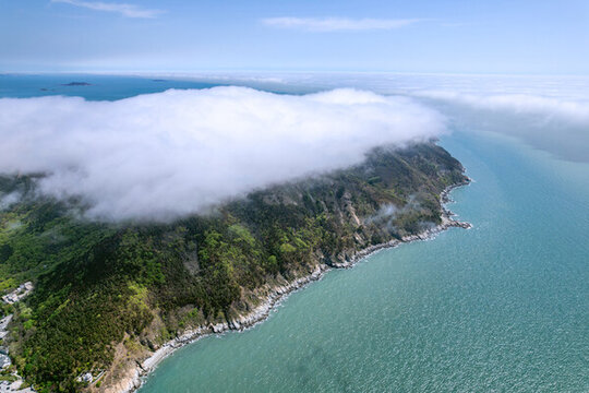 青島嶗山太清風(fēng)景區(qū)嶗山頭航拍