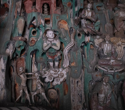 山西平遙雙林寺雕塑