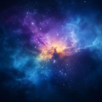 浩瀚宇宙星云背景