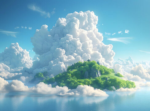 天空之城的AI圖片