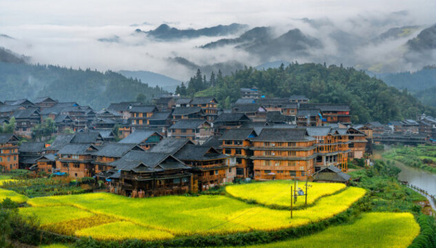 貴州侗族村寨古建筑