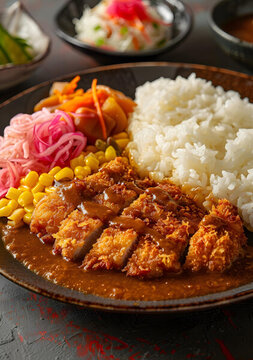 日式炸豬排咖喱飯