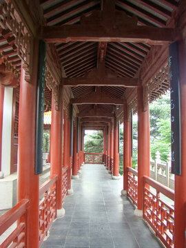南京雞鳴寺長廊
