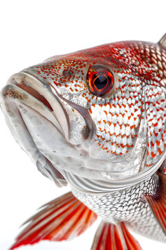 紅魚(yú)頭特寫(xiě)