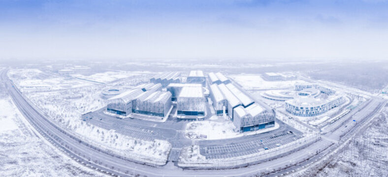合肥大科學裝置雪景