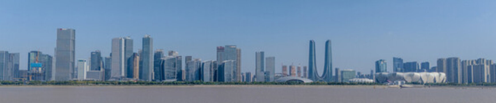 錢塘江錢江世紀(jì)城奧體中心建筑群