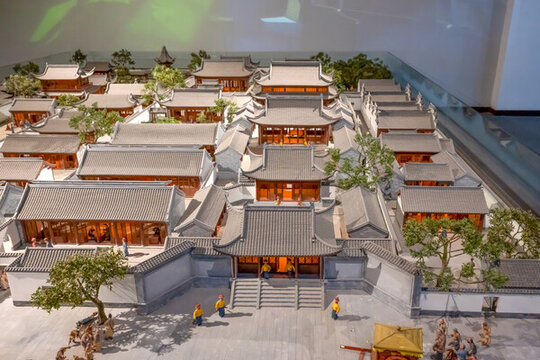 南京江寧行宮模型