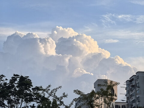 夏日天空云景