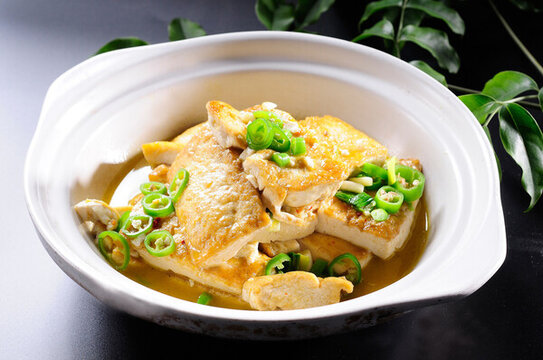 煎燜白豆腐