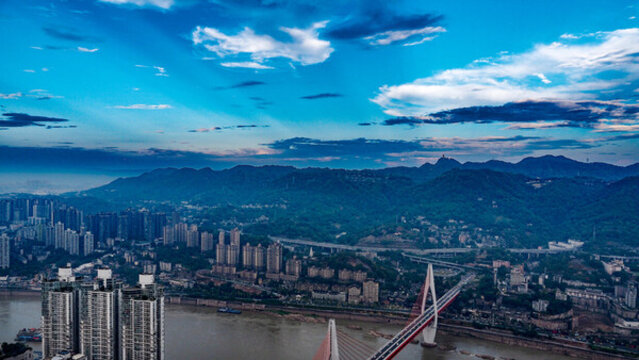 山城重慶的壯美城市景觀