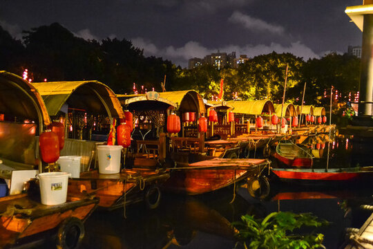 荔灣湖公園夜景