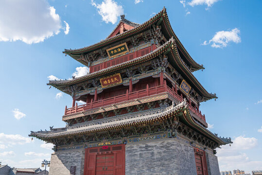 山西大同古城鐘樓
