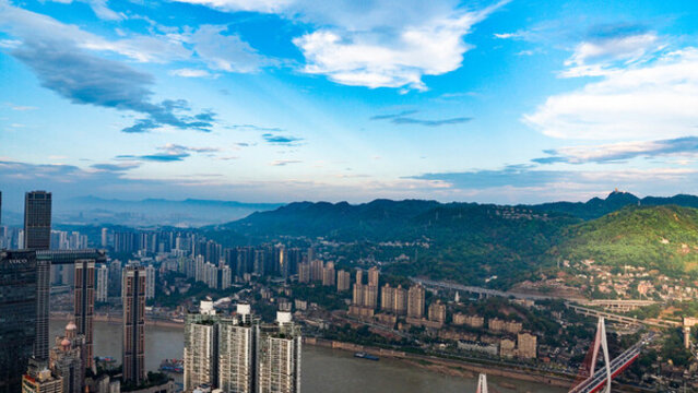 山城重慶的城市自然風光