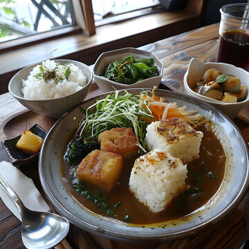 日式咖喱飯定食
