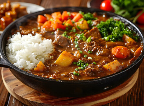 日式牛肉咖喱飯