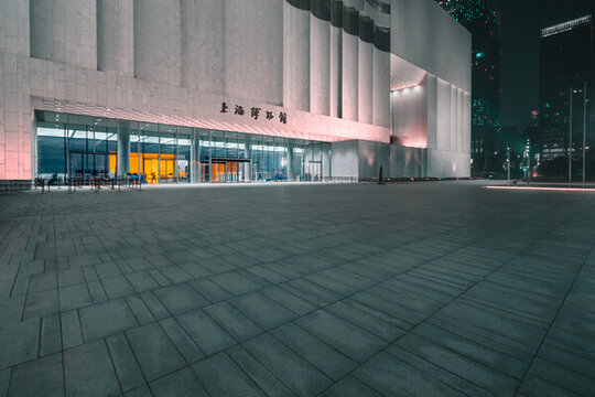 上海博物館東館夜景