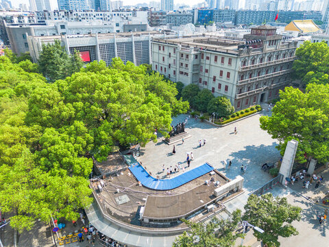 江西南昌起義紀(jì)念館航拍