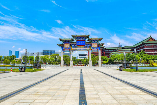 南昌滕王閣旅游區(qū)南昌故郡牌樓
