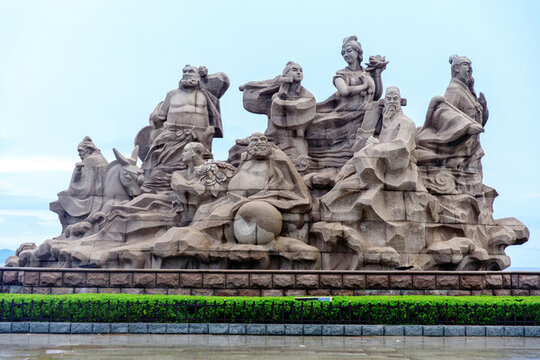 山東蓬萊八仙過海雕塑
