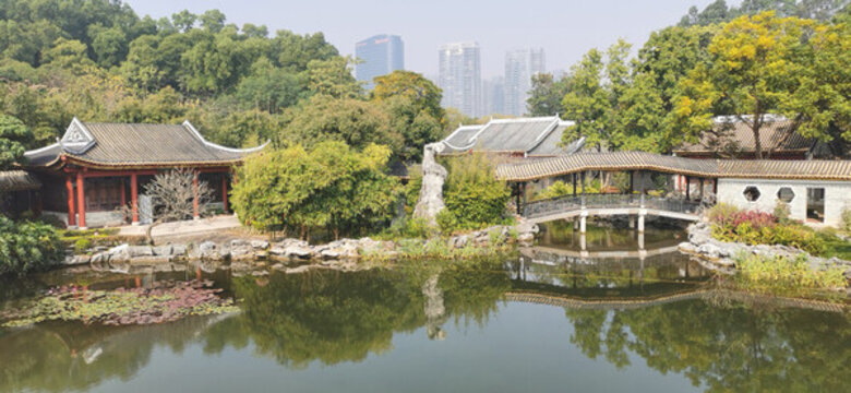 順峰山公園一角