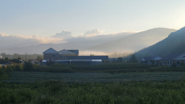 夕陽余暉