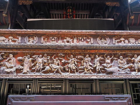 重慶湖廣會館的建筑雕刻