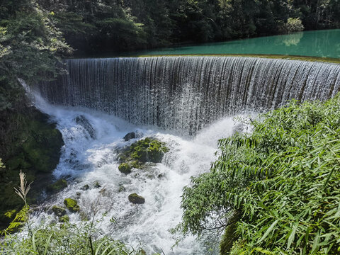 廣西德天瀑布山水風光