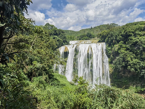 瀑布山水風景