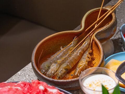 基圍蝦串串