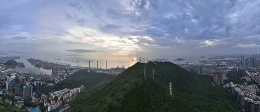深圳赤灣港全景