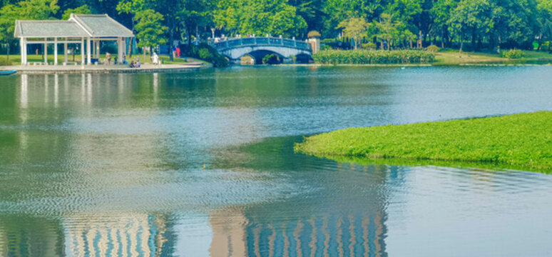 佛山市亞洲藝術(shù)公園湖景