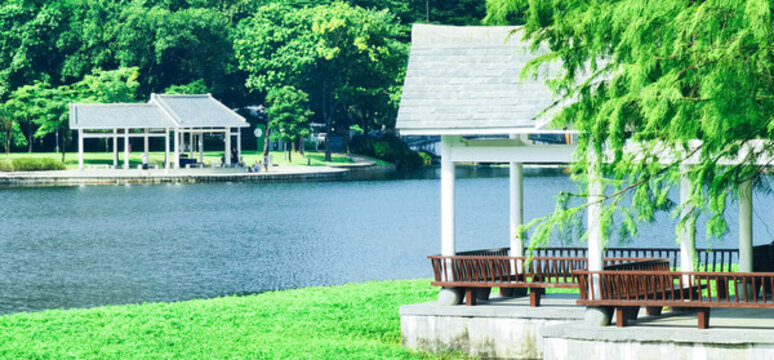 佛山市亞洲藝術(shù)公園湖景