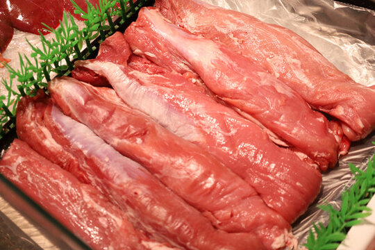 豬肉梅子肉新鮮原材料