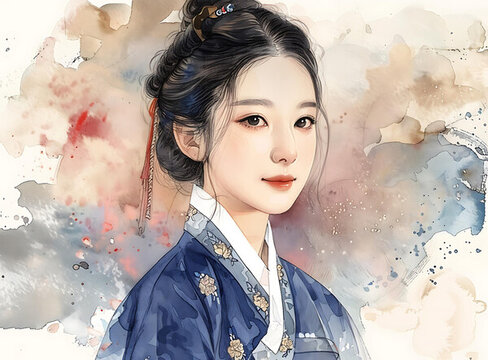 韓國古代美女圖