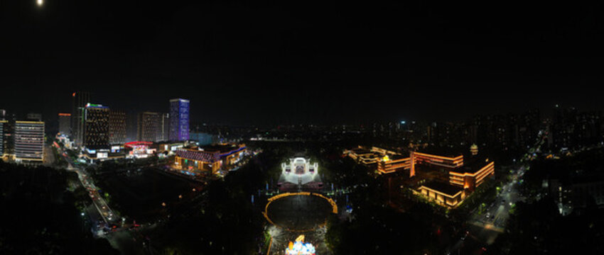 北滘公園中秋夜景全景