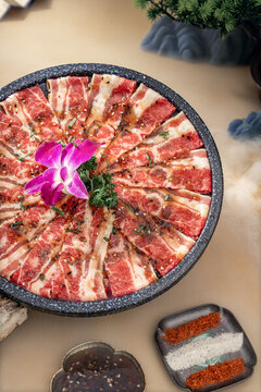 調(diào)理雪花牛肉