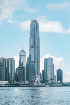 香港國(guó)際金融中心與中環(huán)摩天輪