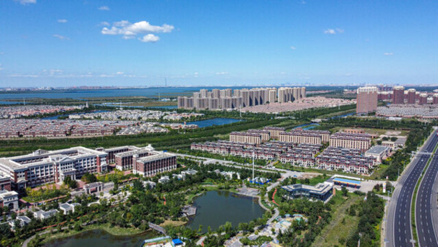 天津市靜海區(qū)團(tuán)泊新城東區(qū)風(fēng)光