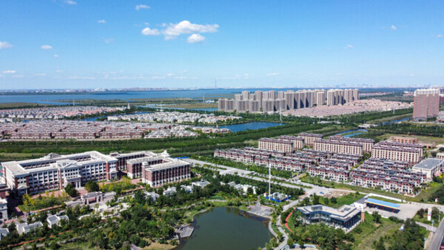天津市靜海區(qū)團(tuán)泊新城東區(qū)風(fēng)光