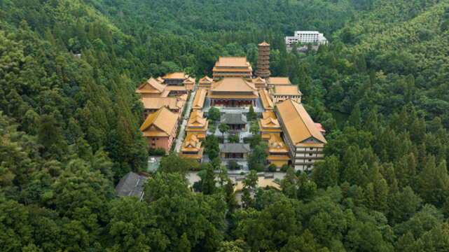臨安天目山禪源寺航拍