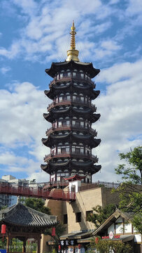 唐園懷遠(yuǎn)塔